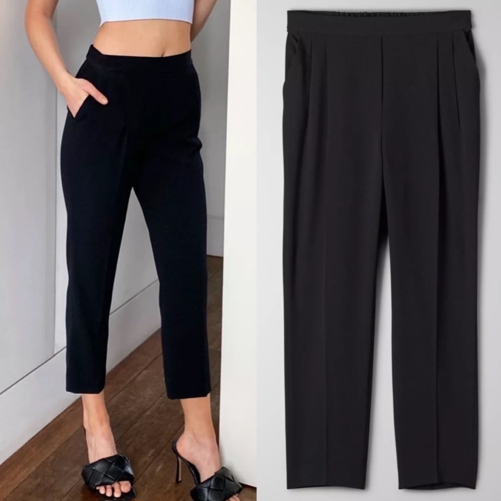 Aritzia Babaton New Cohen Pants Black Size 0 T1